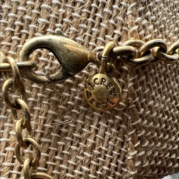 J.Crew Victorian-Inspired Clear Crystal Cluster Statement Bib Necklace ✨ - Picture 2 of 11